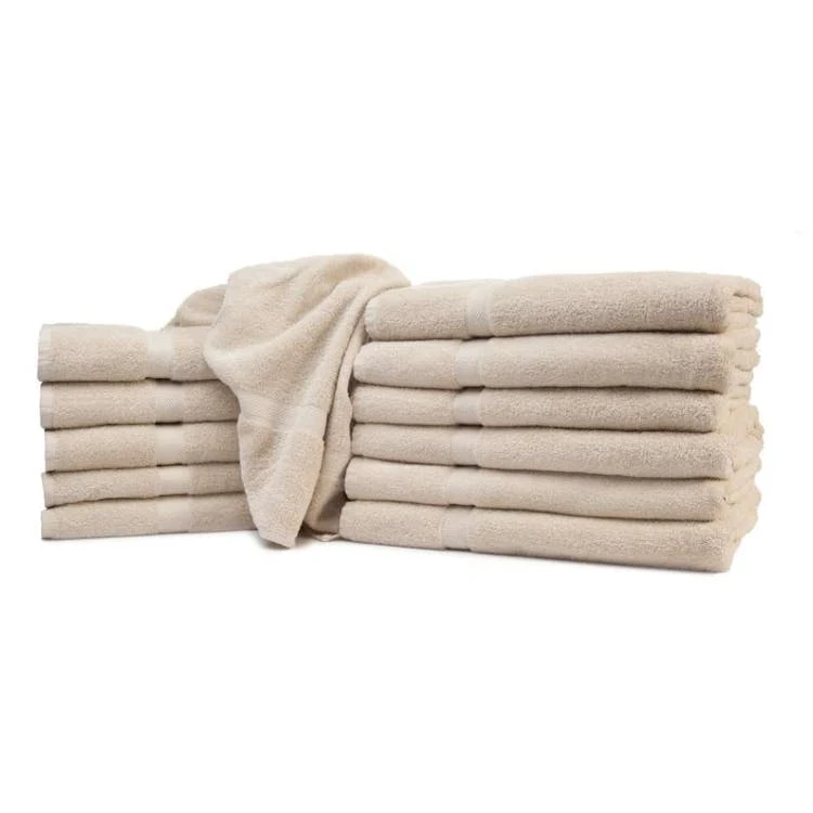 Golden Touch Dobby Border Towels Beige 30x70 1