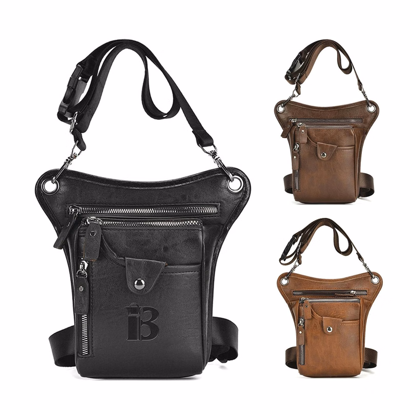 Leather Outdoor sports Waist Pack