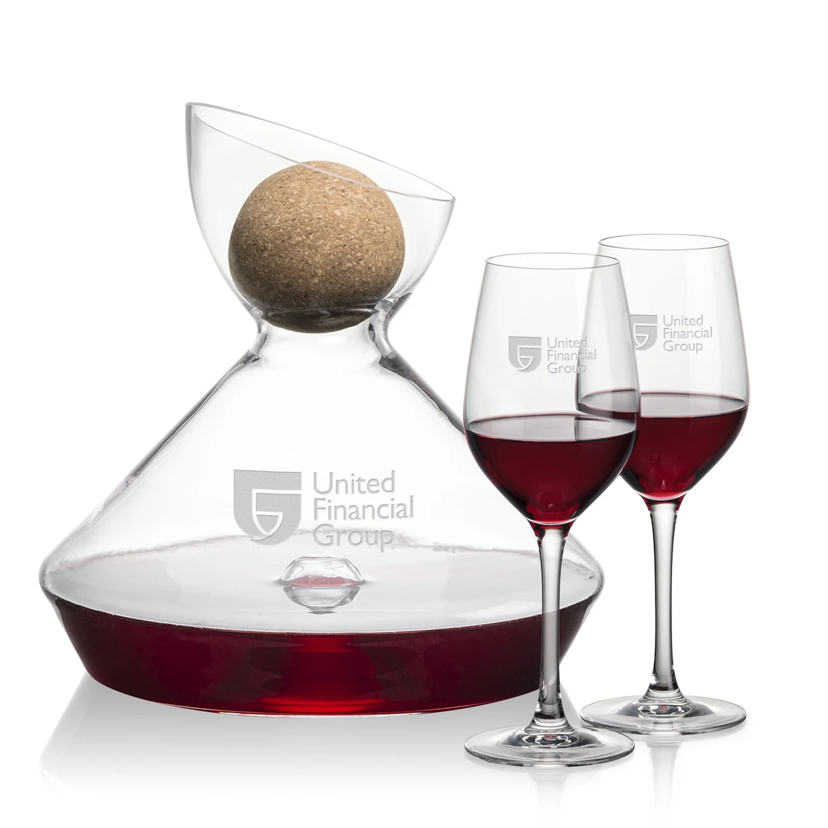 Woodbury Carafe w/Cork Stopper & Lethbridge Wine 1