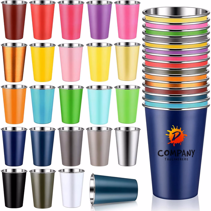 Stainless Steel Shatter-Resistant Stackable Drinking Cup