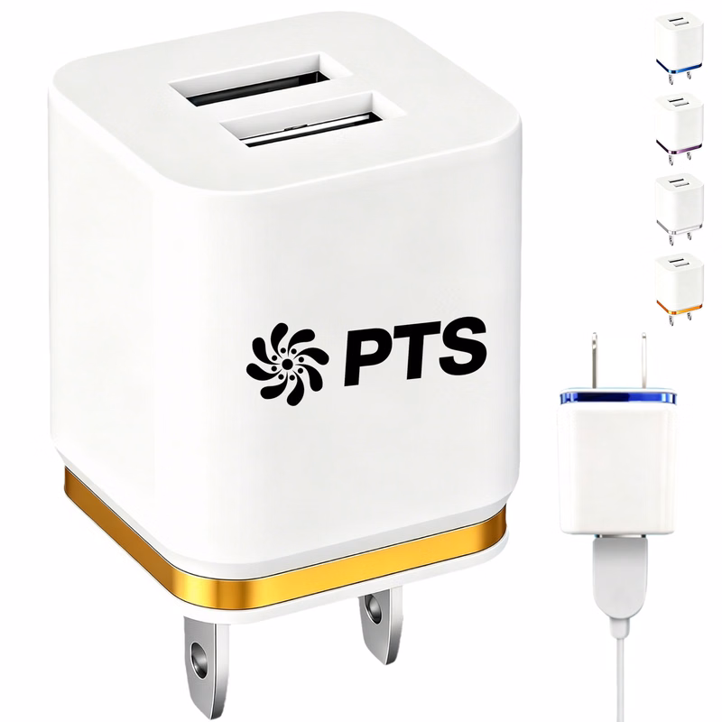 Dual Port USB Charger 2.1A & 1.0A