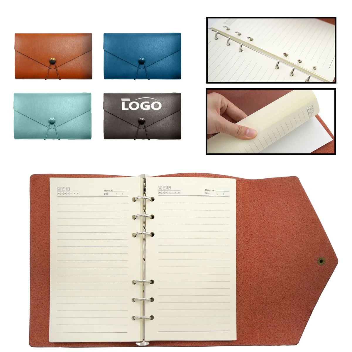 A6 PU Loose-Leaf Notebook 1