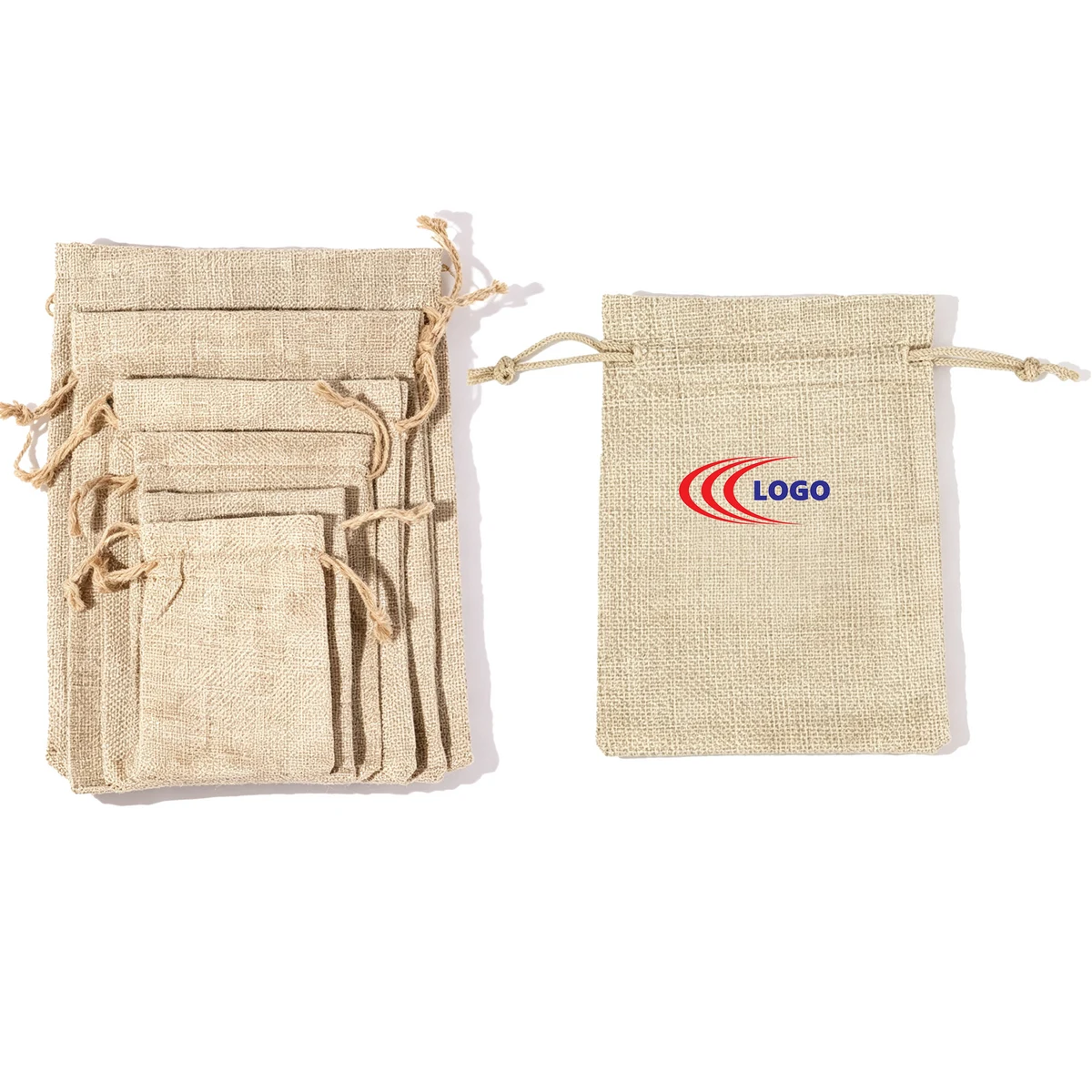 MOQ 100 Linen-Like Pouch 1