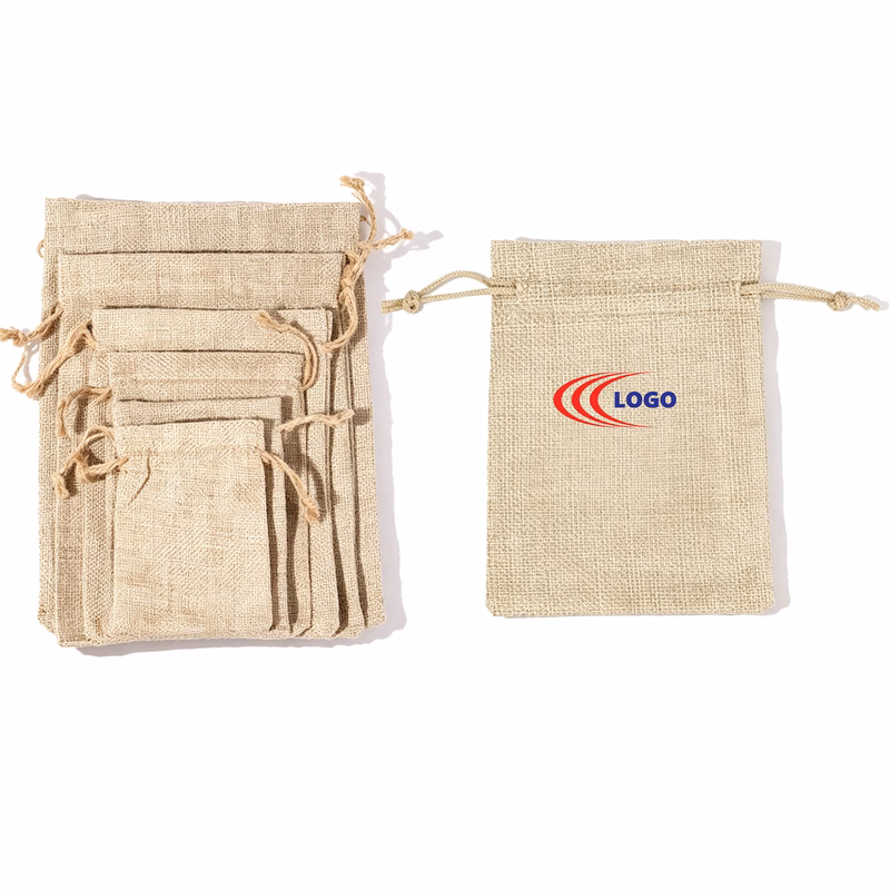 MOQ 100 Linen-Like Pouch