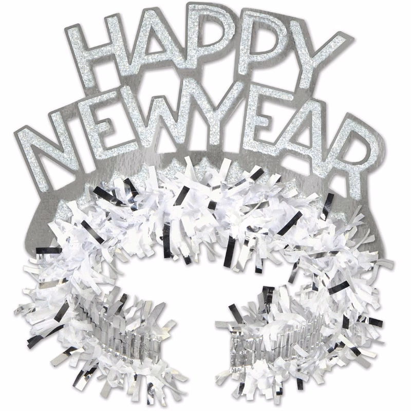 Tiaras - White & Silver One Size