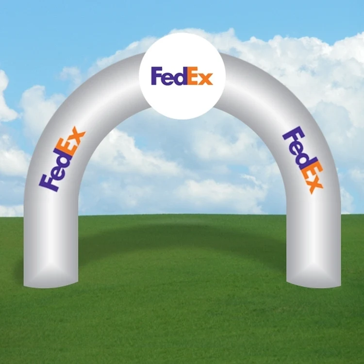Inflatable Arches -Curved Logo W/Painted Logo 1