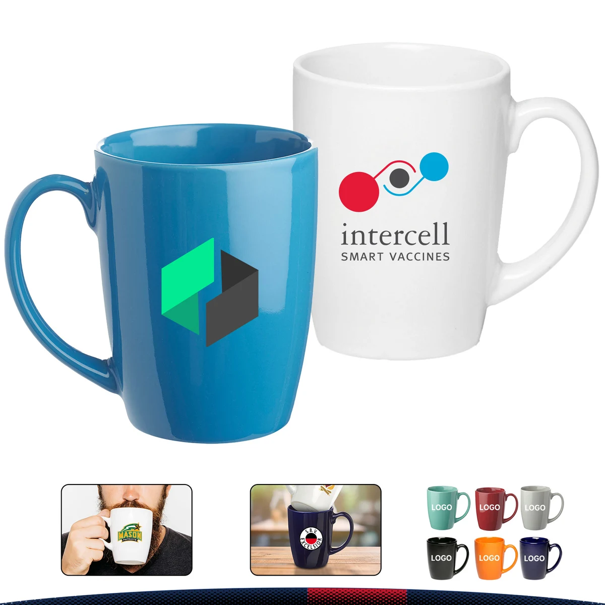 12 oz. Flibbert Custom Coffee Mugs 1
