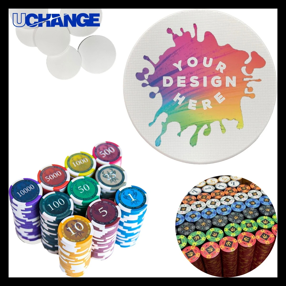 Personalized Gaming Tokens Set for Events 1