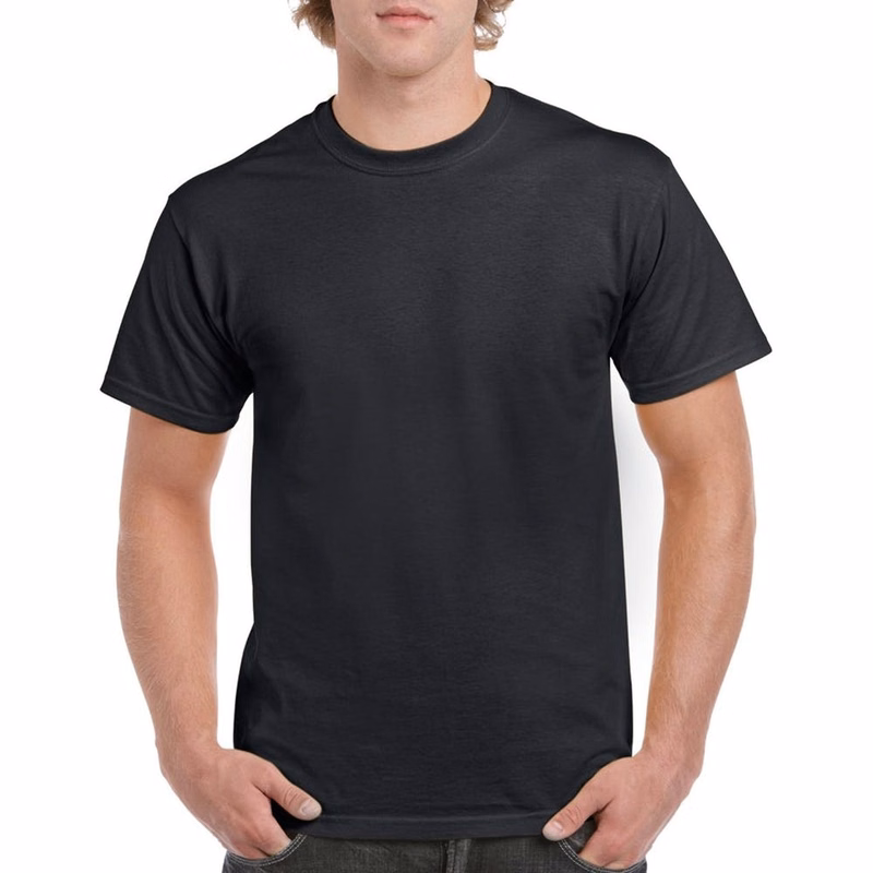 Irregular Gildan T-Shirts - Black Large