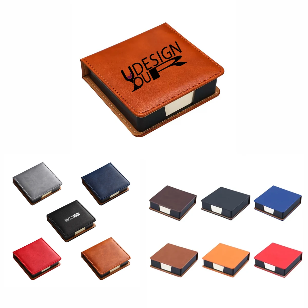 Deluxe Acrylic PU Leather Memo Set MOQ 50pcs 1