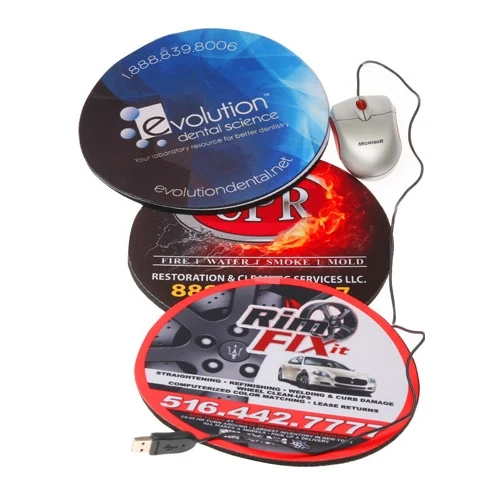 8 in. Diameter x 1/4" Round Mouse Pad 1