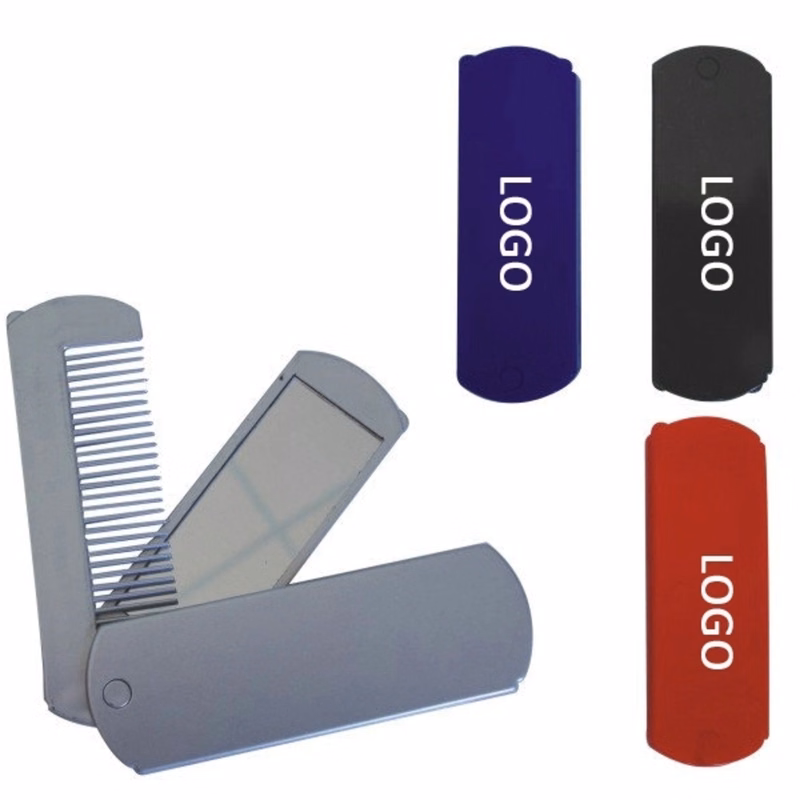 Foldable Comb with Mirror