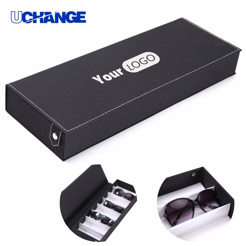 Eyewear Oxford 8-Grid Dustproof Glasses Display Box Organizer