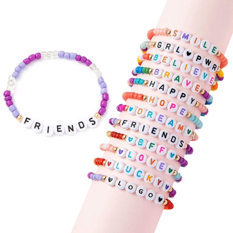 Elastic Beaded Friendship Bracelet