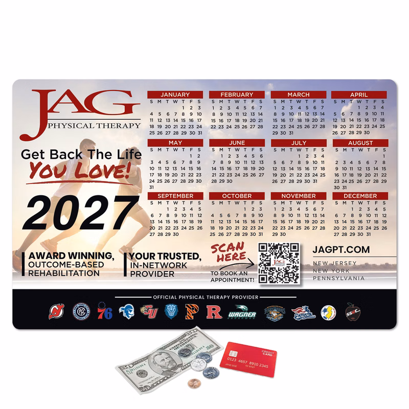 Origin'L Fabric Heavy Duty Fabric Calendar Counter Mat-11"x17"x1/8"