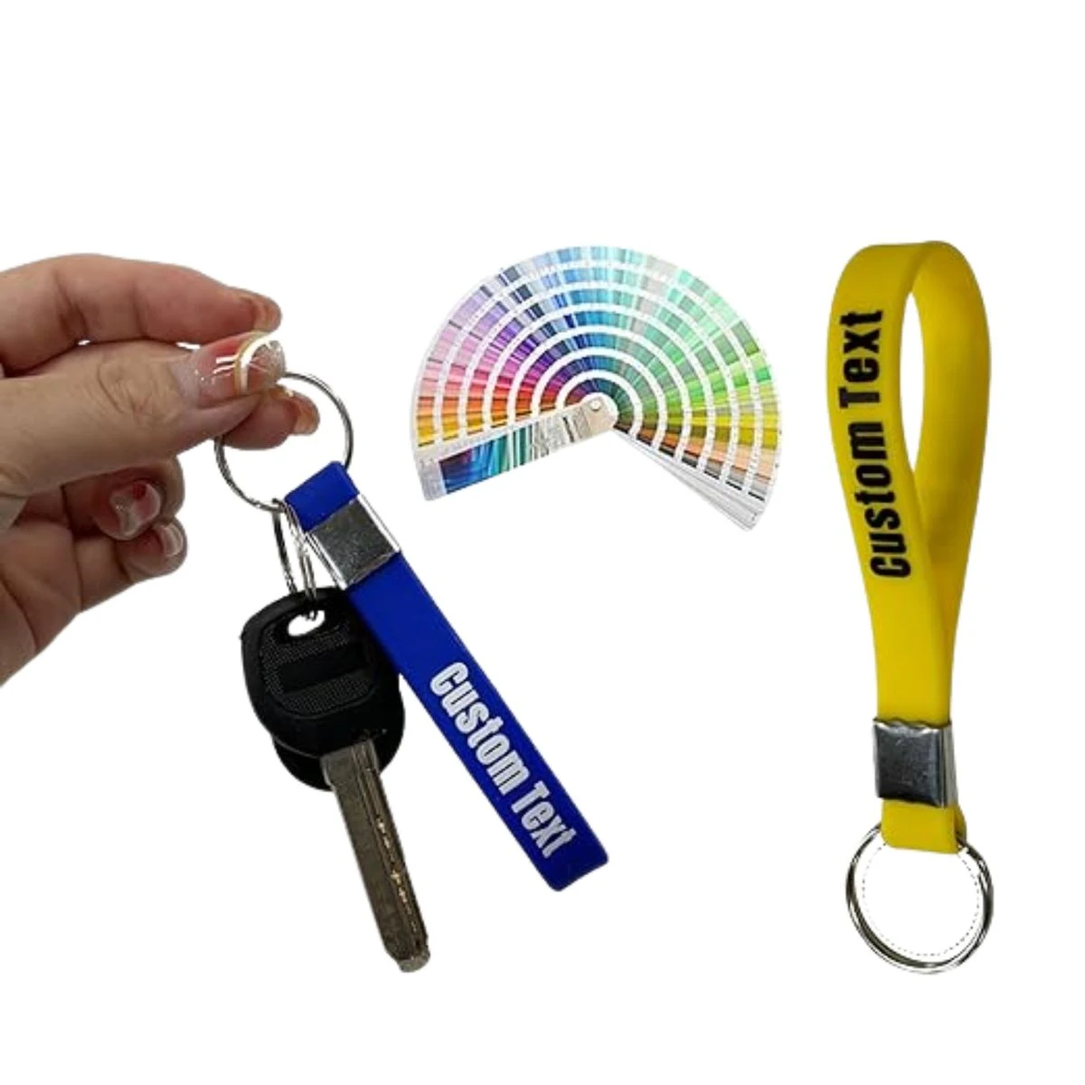 Personalized Silicone Key Holder Lanyard Strap 1