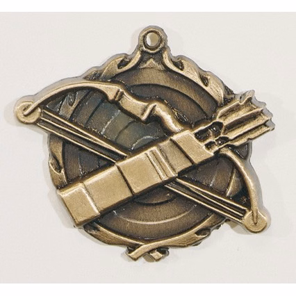 Archery Wreath Medal, 1 3/4"