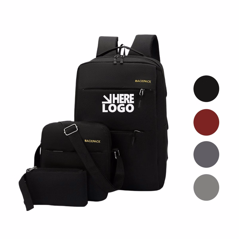 Business Laptop Backpack & Sling Bag 3-Piece Set