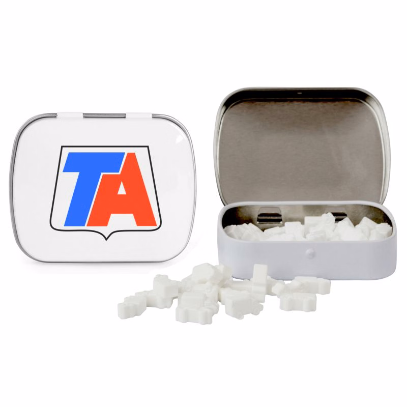 Domed Tin with Truck Shaped Mints