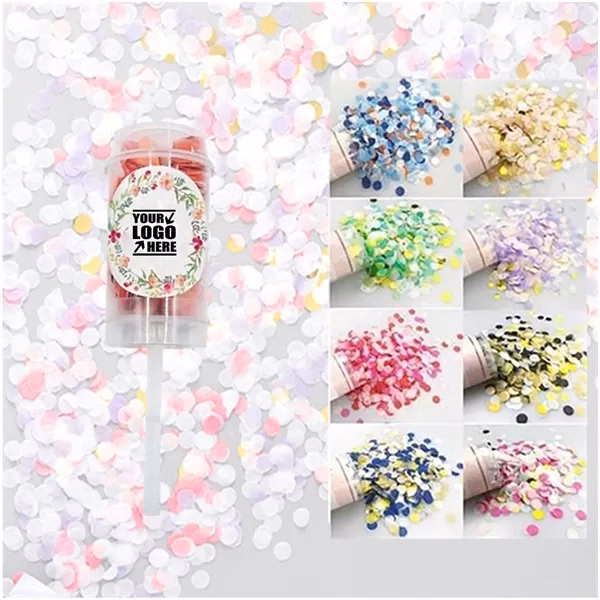 Multicolor paper Confetti Push Popper