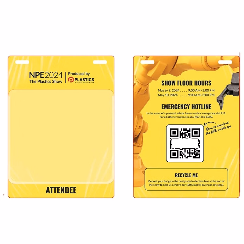 Eco On-site Plastic Event Pass