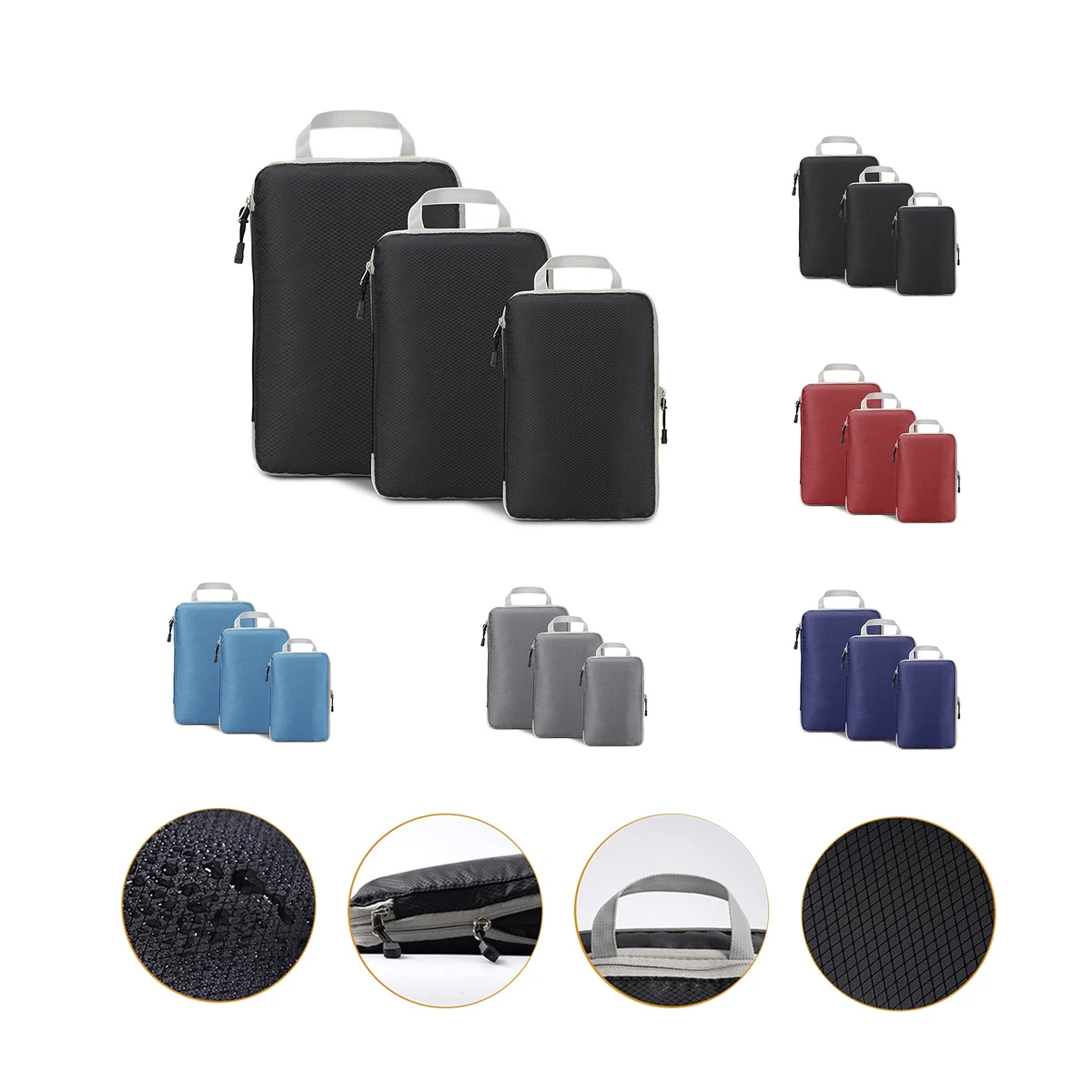 Three Pieces Travel Storage Bag Set 1