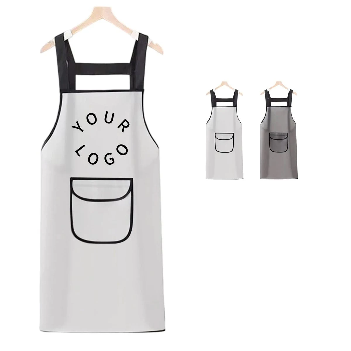 Plastic Apron with Pocket Storage and Branding 1