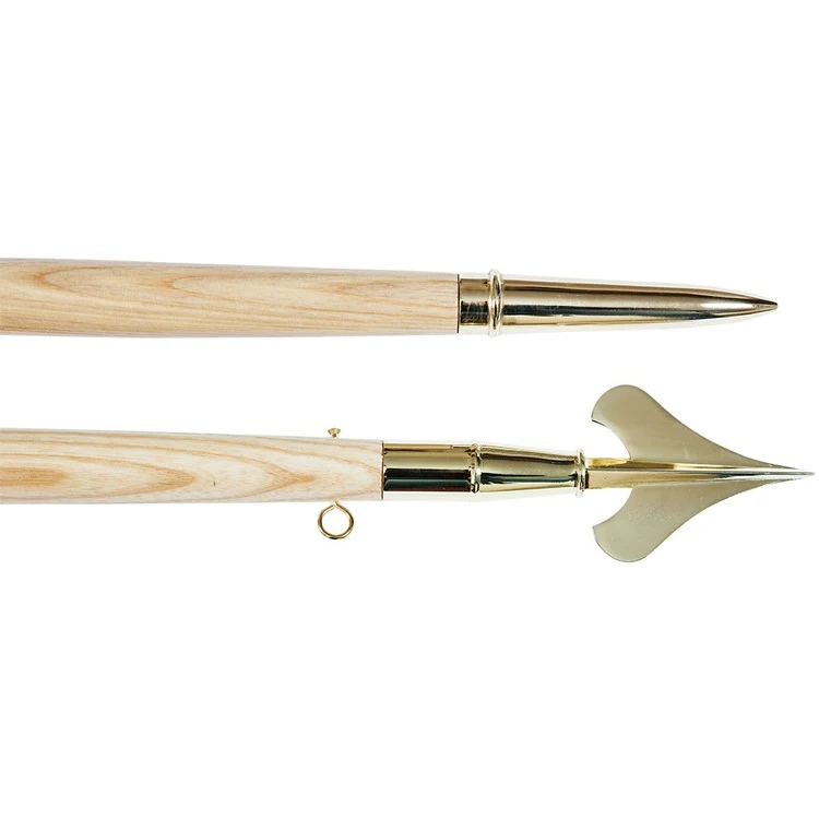 7' Guidon Staff with Gold Spear 1