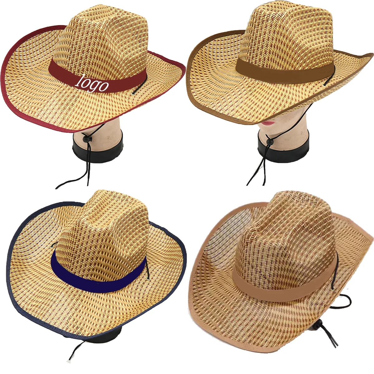 Unisex Cowboy Straw Hat 1