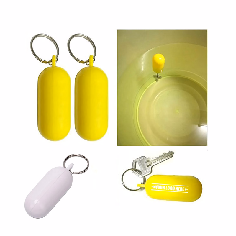 Capsule Shaped Floating Keychain