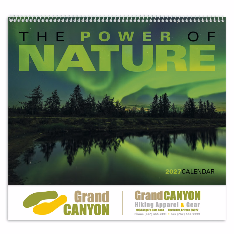 Good Value™ The Power of Nature - Spiral Calendar