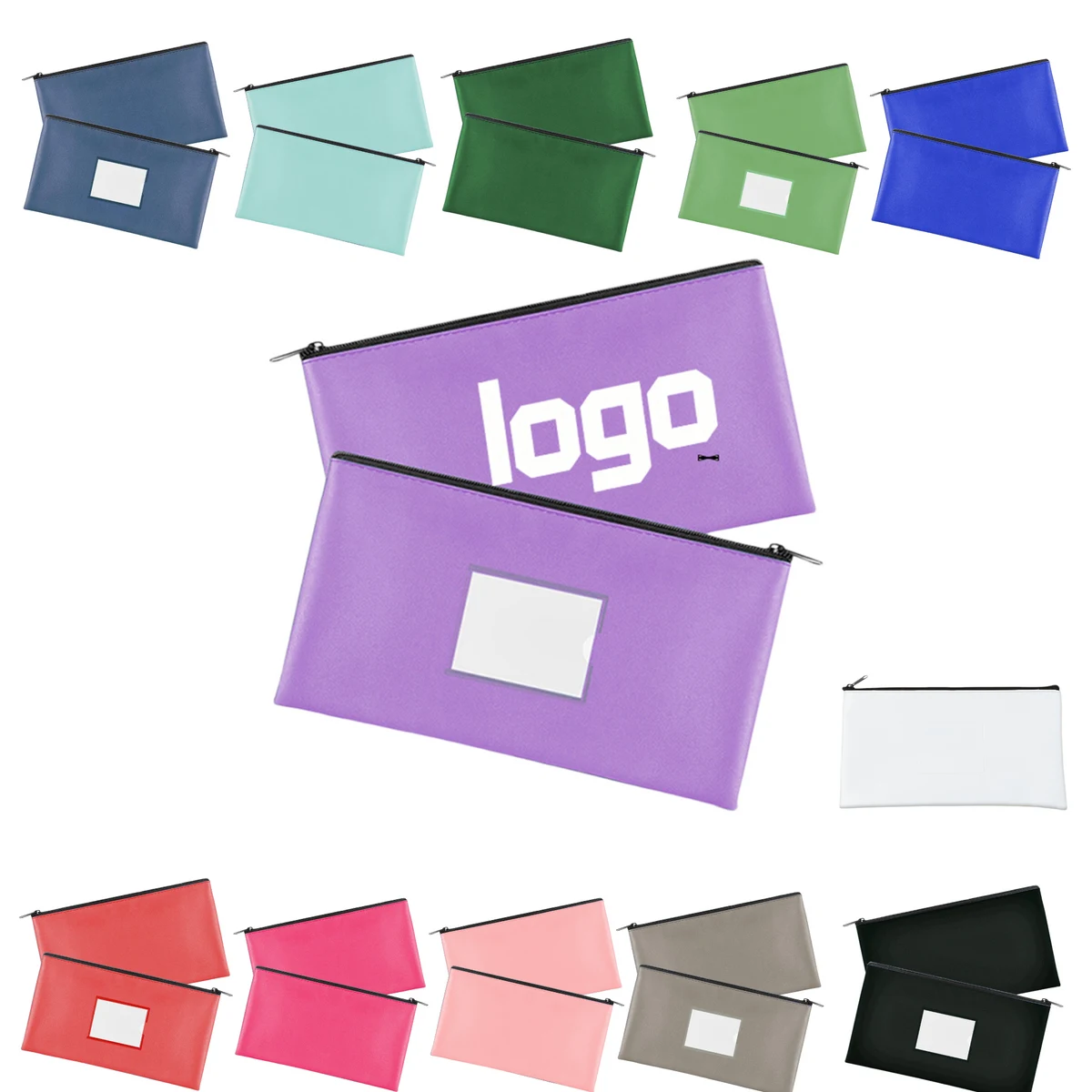 Card Slots PU Leather Storage Pouch 1