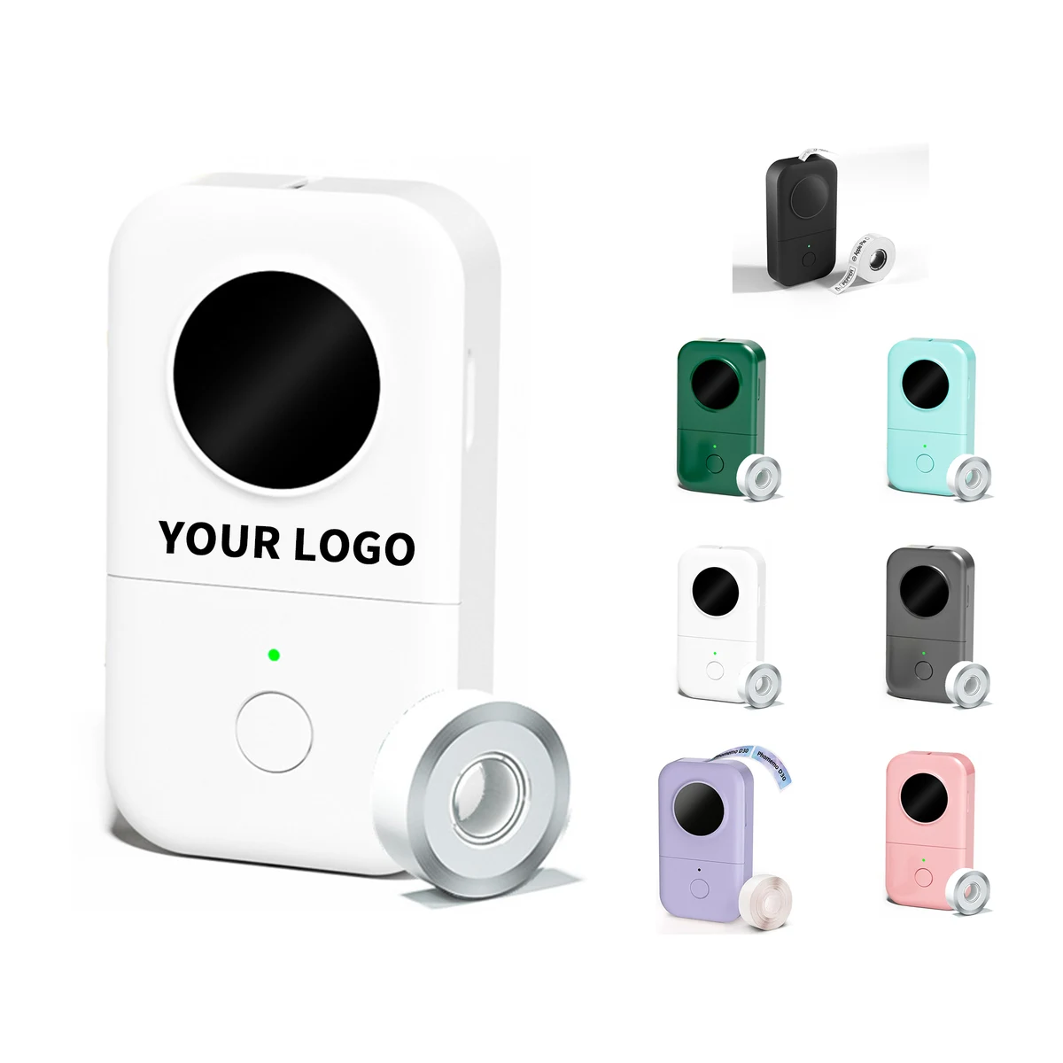 Portable Inkless Label Printer 5.37" Length X 2.98" Width X 1.14" Height 1