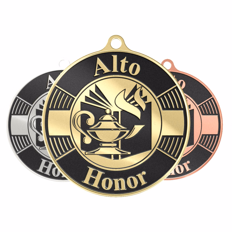 Alto Honor Simucast Medallion (2-1/8")