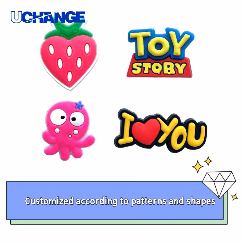 Custom PVC Shoe Charms Decoration Accessories