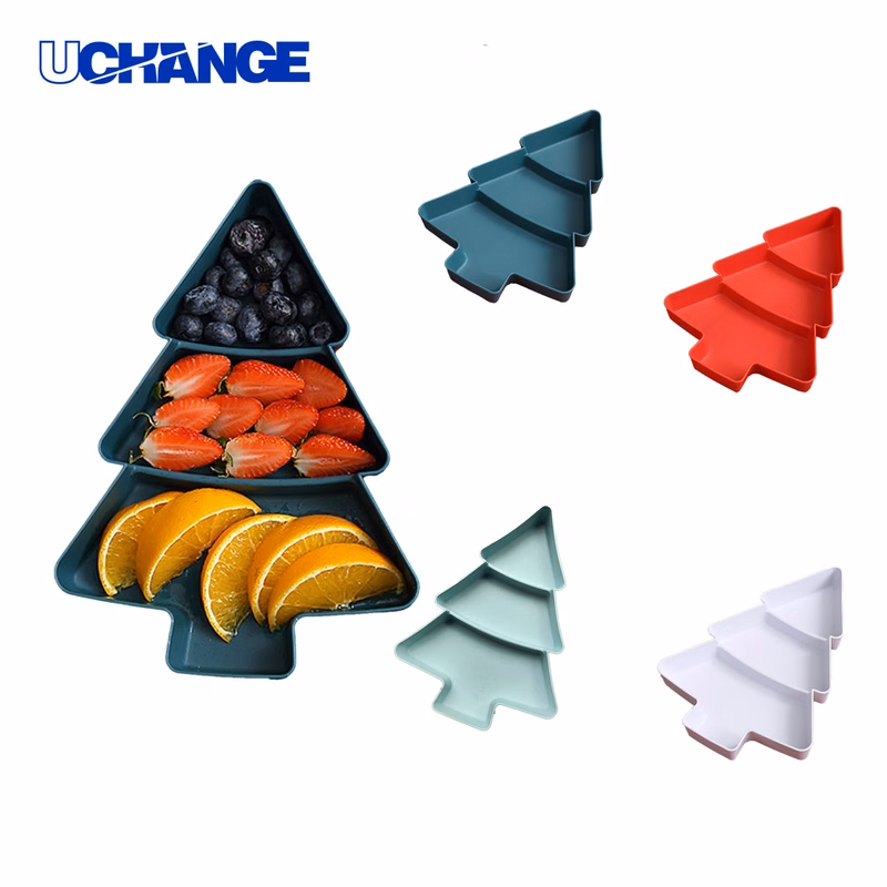 Plastic Divided Serving Tray