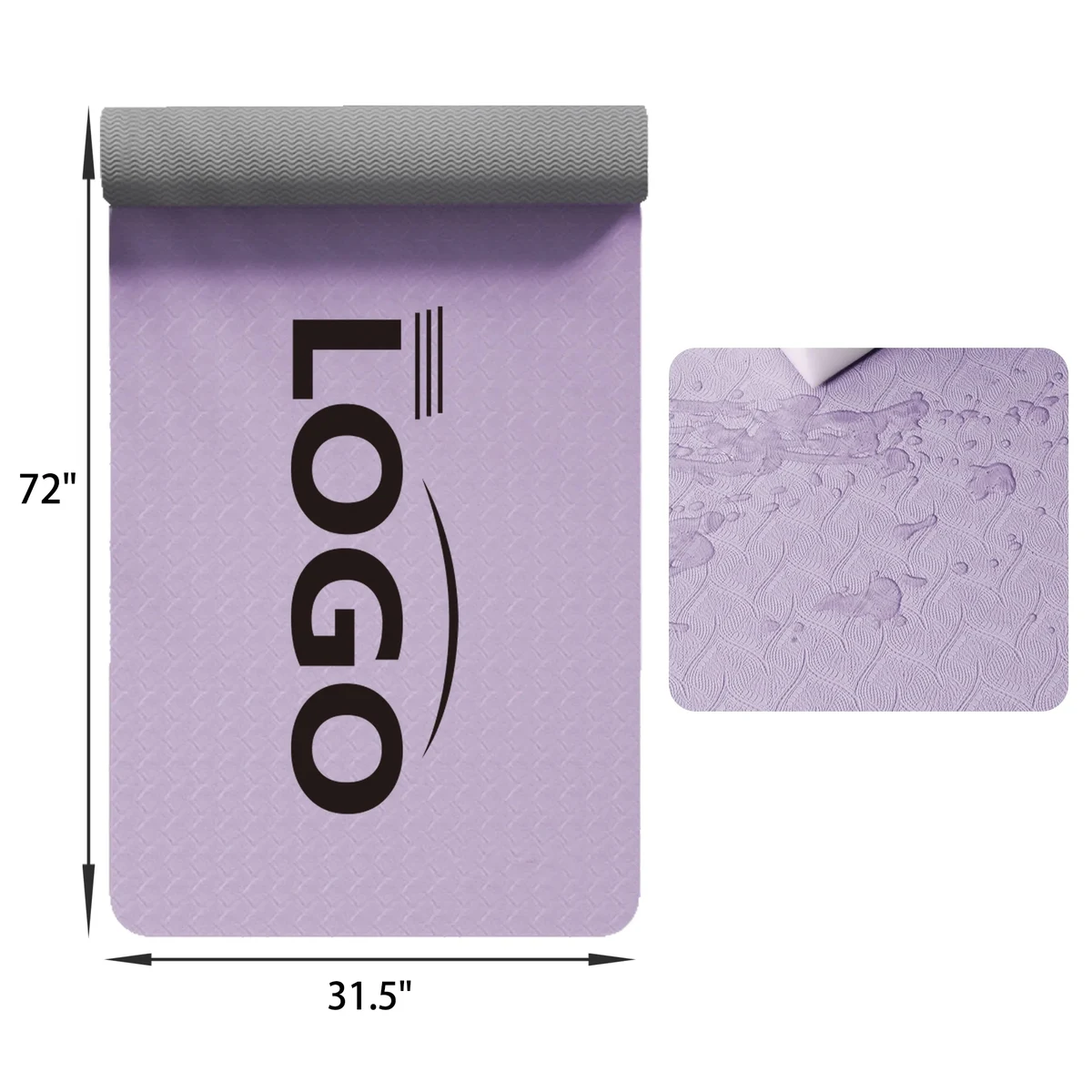 MOQ 30 PCS 6MM TPE Yoga Mat 1