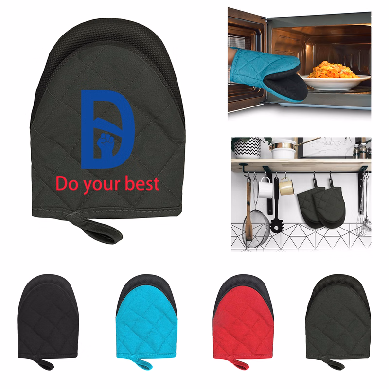 MOQ 50 Heat Resistant Silicone Kitchen Oven Mitt