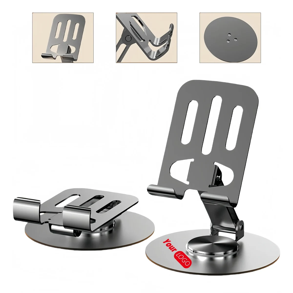 Phone Stand With 360 Rotation Non Slip Base 1