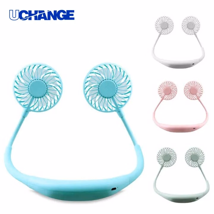 Hands-Free Portable Neck Sports Fan Wearable Cooler for Workouts & Commutes