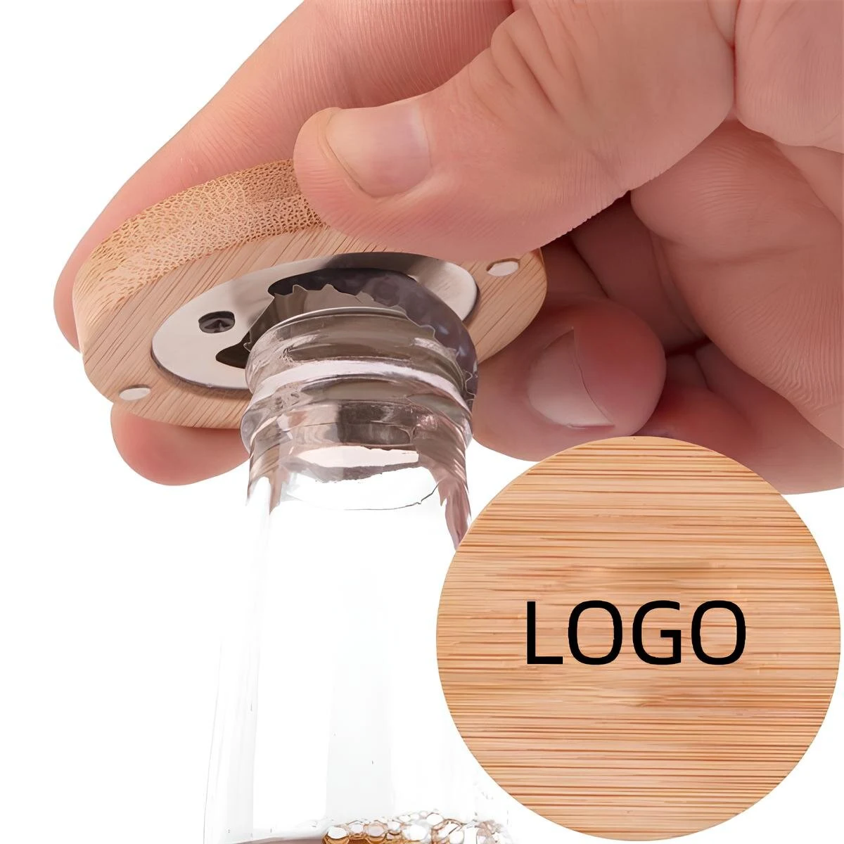 Wooden Fridge Magnet W/ Opener 1