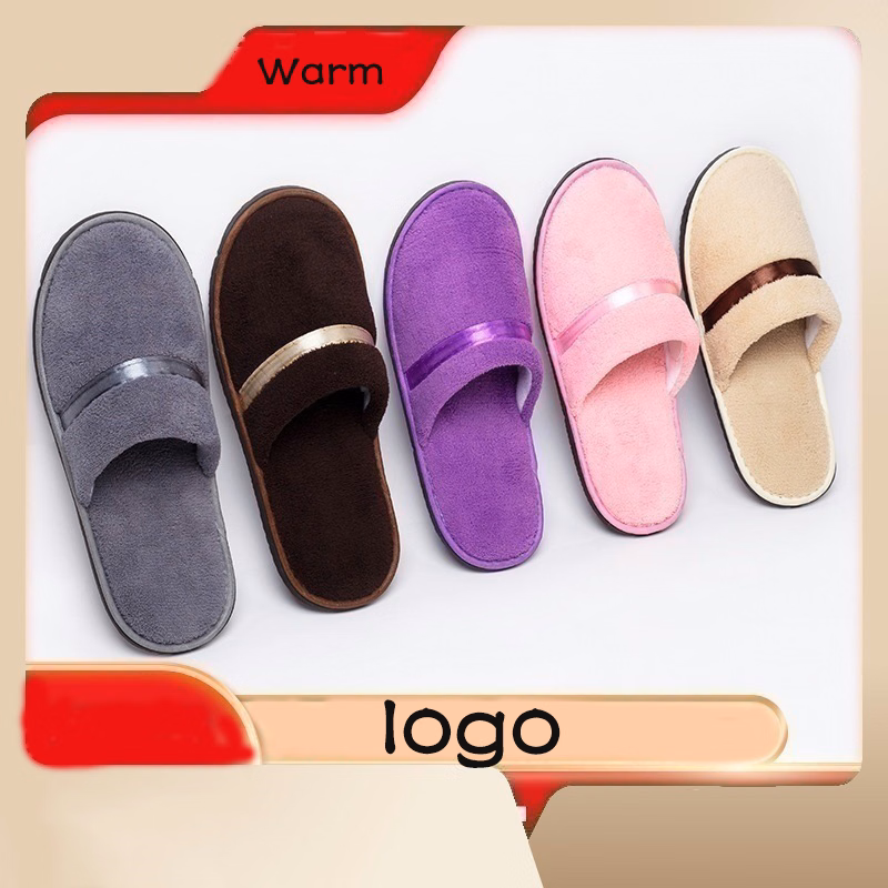 Hotel cotton slippers