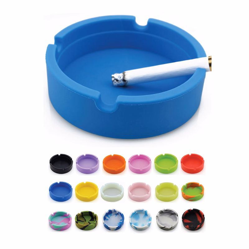Silicone Ashtray Round Customize