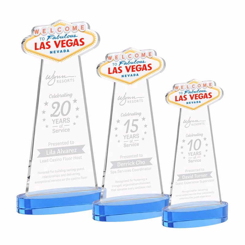 Las Vegas Award on Alberton Base - Sky Blue