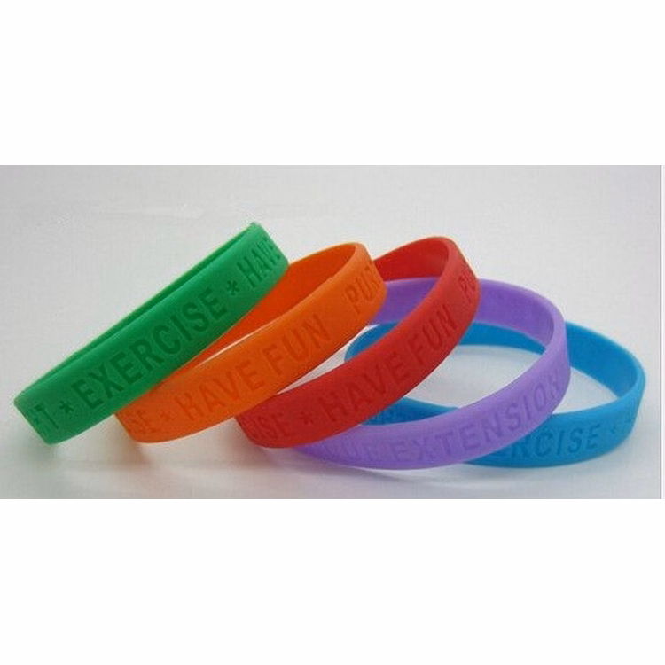 Custom Debossed Silicone Wristband