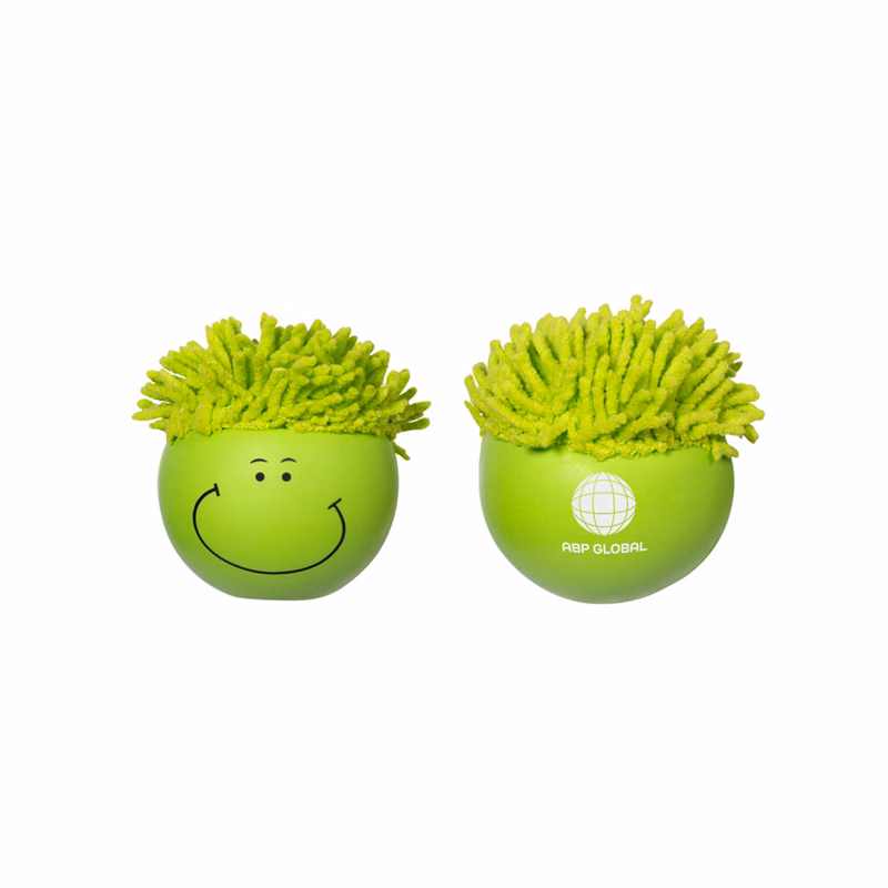 Smiling Solid Color Stress Ball