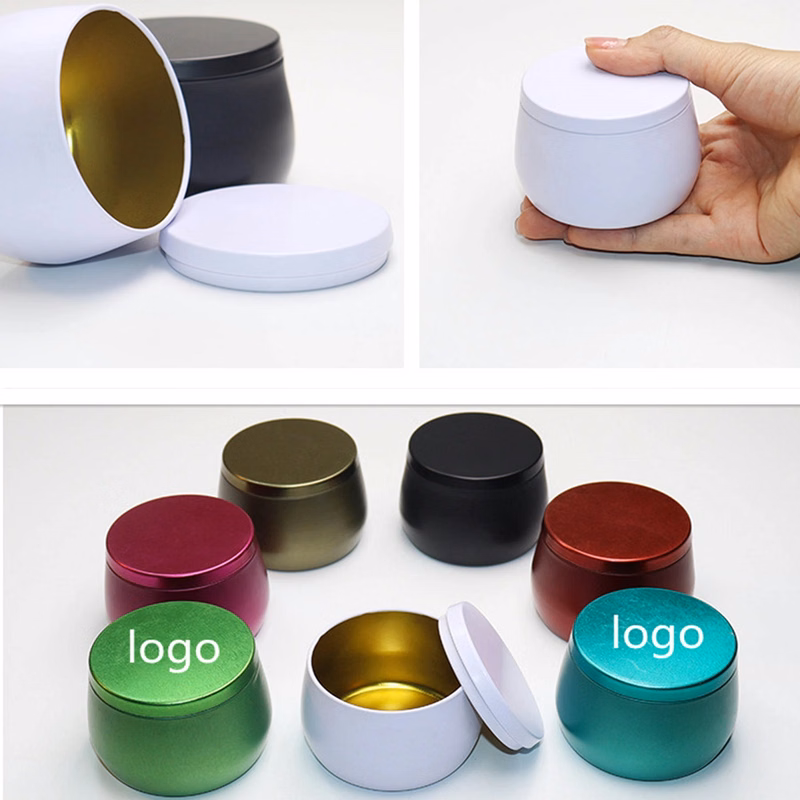 4 oz Scented Candle Tin Cans with Lids