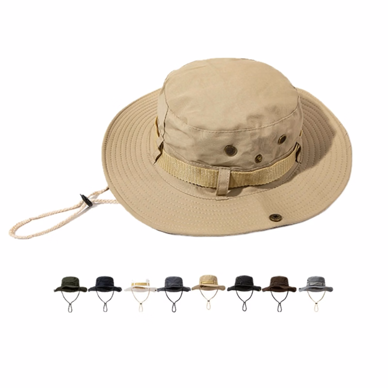 Custom Logo Fishing Sun Boonie Hat Outdoor Hunting Cap