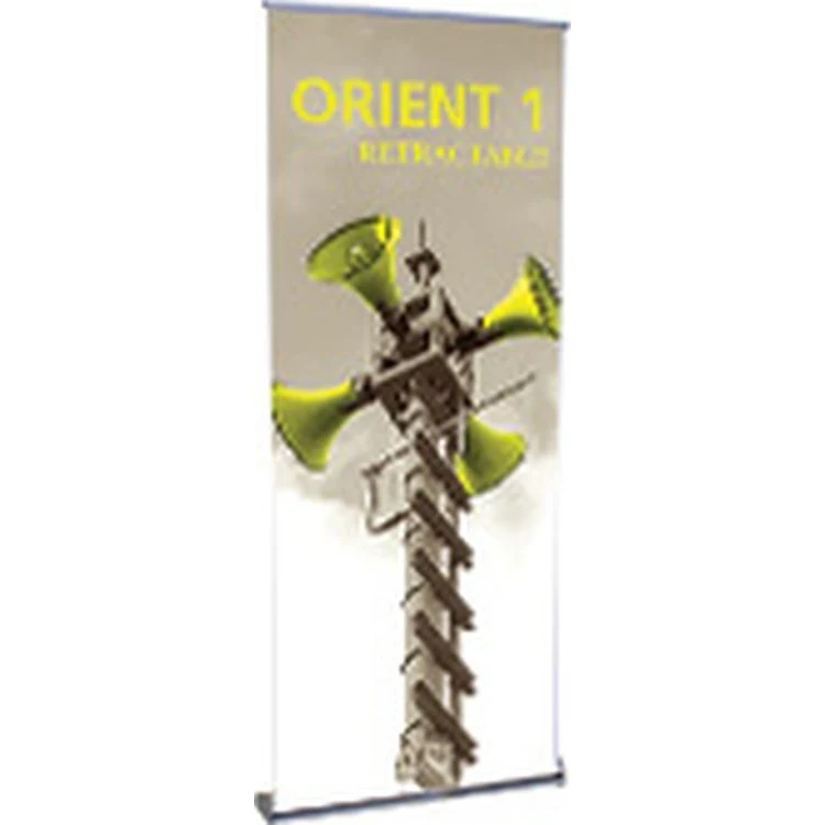Orient 800 Silver Retractable Banner Stand 1