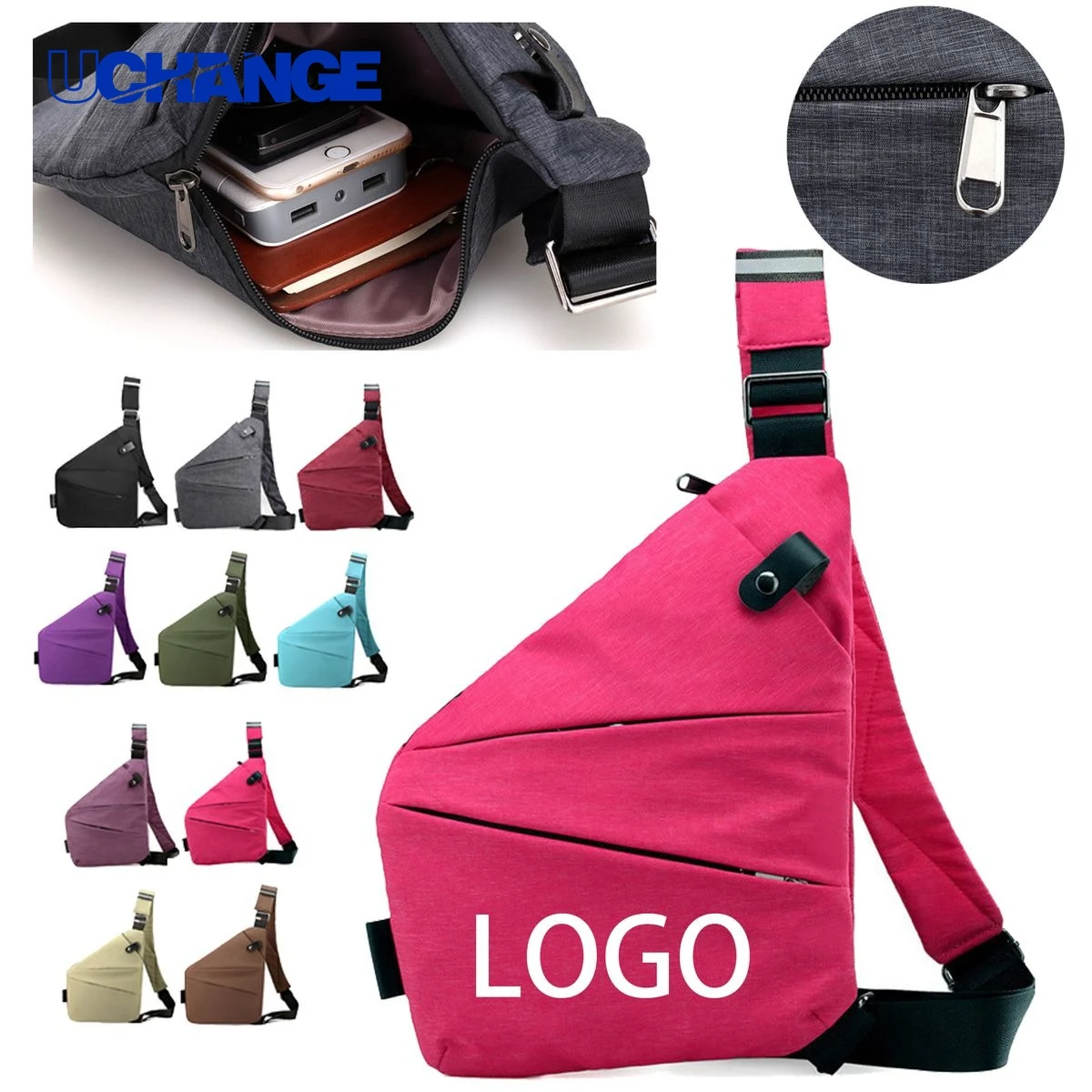 Lightweight Adjustable Sling Pack Bag 1